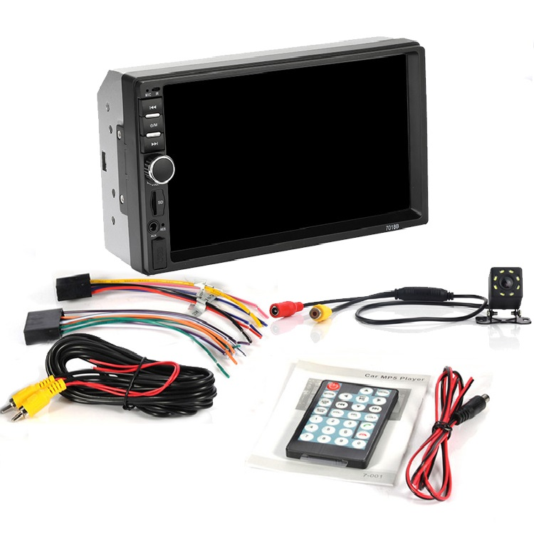 📺 Pantalla MP5 para Vehículo 7" x 4" Modelo 7014B con Cámara de Retroceso