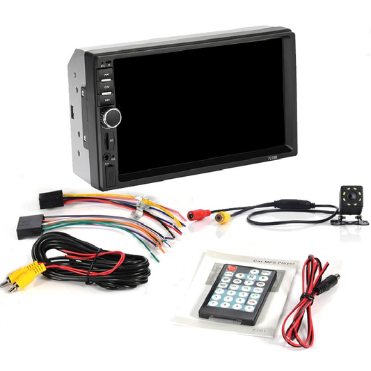 📺 Pantalla MP5 para Vehículo 7" x 4" Modelo 7014B con Cámara de Retroceso