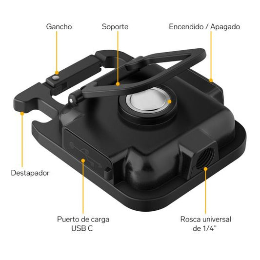 Linterna Multiusos Recargable